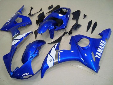 Bleu Carénage Yamaha R6 2003-2005 Abordables