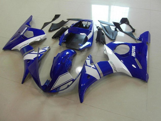 Bleu Blanc Carénages Yamaha R6 2003-2005
