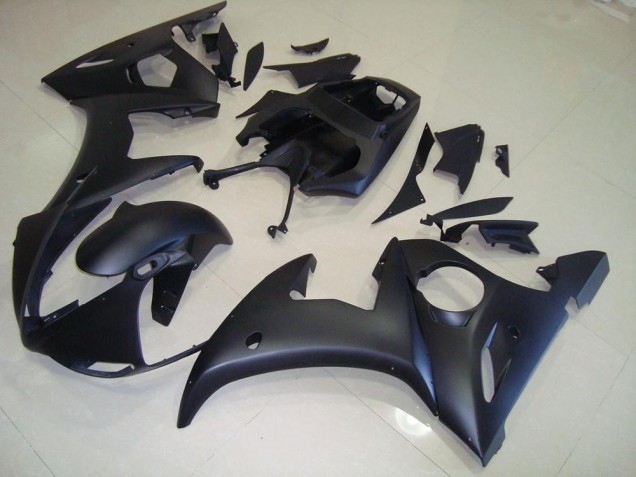 Noir Mat Carénage Yamaha R6 2003-2005 Noir Mat Carénage Yamaha R6 2003-2005