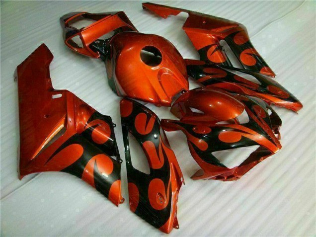 Orange Noir Carénages Honda CBR 1000 RR 2004-2005 Orange Noir Carénages Honda CBR 1000 RR 2004-2005