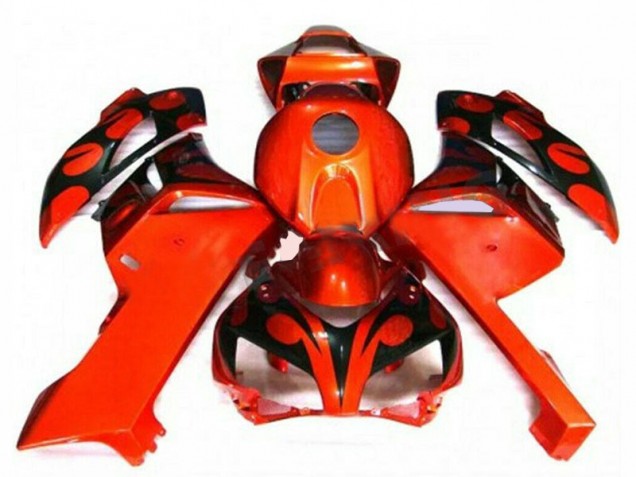 Orange Noir Carénages Honda CBR 1000 RR 2004-2005 Orange Noir Carénages Honda CBR 1000 RR 2004-2005