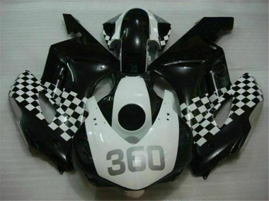 Blanc Noir Carénages Honda CBR 1000 RR 2004-2005 Abordables