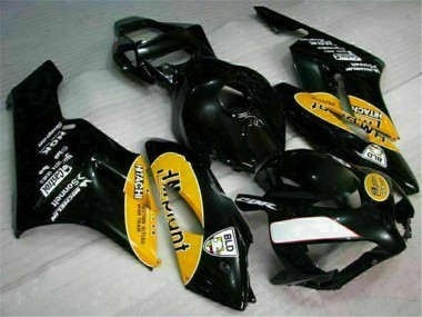 Jaune Noir Carénage Honda CBR 1000 RR 2004-2005 Abordables