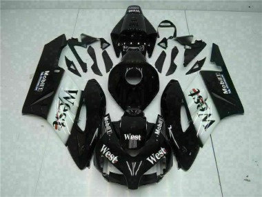 Noir West Carénage Honda CBR 1000 RR 2004-2005 Abordables