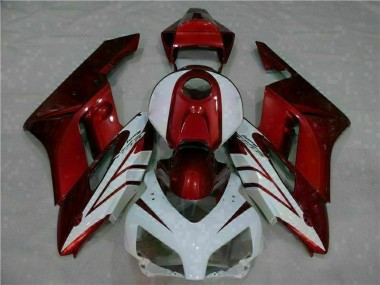 Blanc Rouge Carénage Honda CBR 1000 RR 2004-2005 Abordables