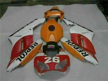 Orange Rouge Repsol 26 Carénage Honda CBR 1000 RR 2004-2005 Abordables
