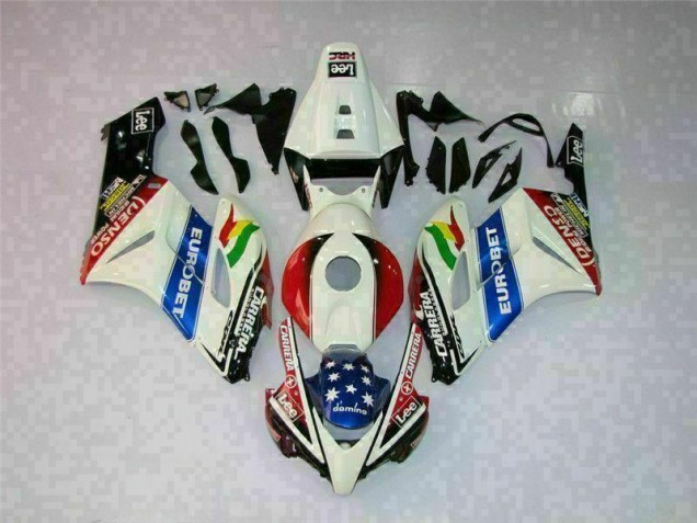 Blanc Rouge Kit Carénages Complet Honda CBR 1000 RR 2004-2005 Blanc Rouge Kit Carénages Complet Honda CBR 1000 RR 2004-2005