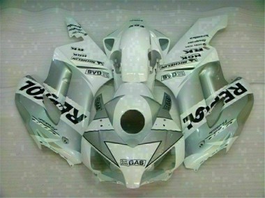 Blanc Argent Repsol Carénage Honda CBR 1000 RR 2004-2005 Abordables