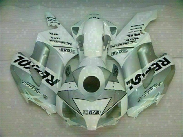 Blanc Argent Repsol Carénage Honda CBR 1000 RR 2004-2005 Blanc Argent Repsol Carénage Honda CBR 1000 RR 2004-2005