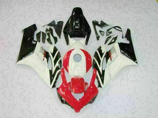 Blanc Rouge Noir Carénage Honda CBR 1000 RR 2004-2005