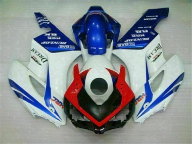 Bleu Blanc Carénages Honda CBR 1000 RR 2004-2005 Abordables