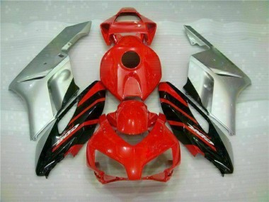 Rouge Argent Carénage Honda CBR 1000 RR 2004-2005 Abordables