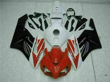 Rouge Blanc Carénages Honda CBR 1000 RR 2004-2005 Abordables