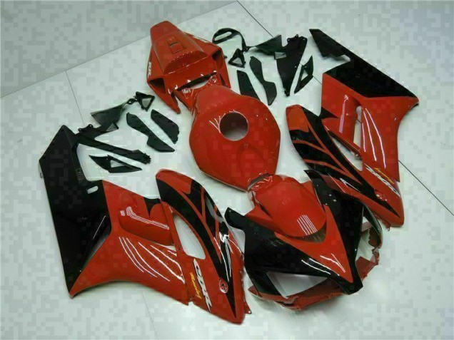 Rouge Noir Carénage Honda CBR 1000 RR 2004-2005 Rouge Noir Carénage Honda CBR 1000 RR 2004-2005