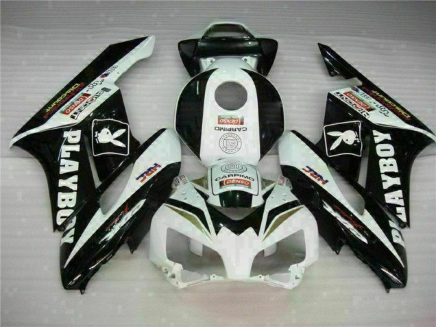 Noir Blanc Carénages Honda CBR 1000 RR 2004-2005 Noir Blanc Carénages Honda CBR 1000 RR 2004-2005