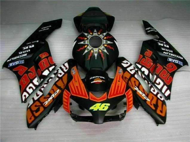 Noir Orange Carénage Honda CBR 1000 RR 2004-2005 Noir Orange Carénage Honda CBR 1000 RR 2004-2005