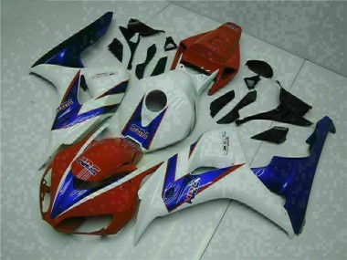 Rouge Blanc Carénage Honda CBR 1000 RR 2004-2005 Abordables