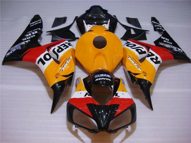 Orange Noir Repsol Carénages Honda CBR 1000 RR 2004-2005 Orange Noir Repsol Carénages Honda CBR 1000 RR 2004-2005