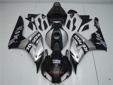Noir Argent Repsol Carénage Honda CBR 1000 RR 2004-2005 Abordables