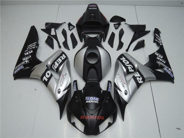Noir Argent Repsol Carénage Honda CBR 1000 RR 2004-2005 Noir Argent Repsol Carénage Honda CBR 1000 RR 2004-2005