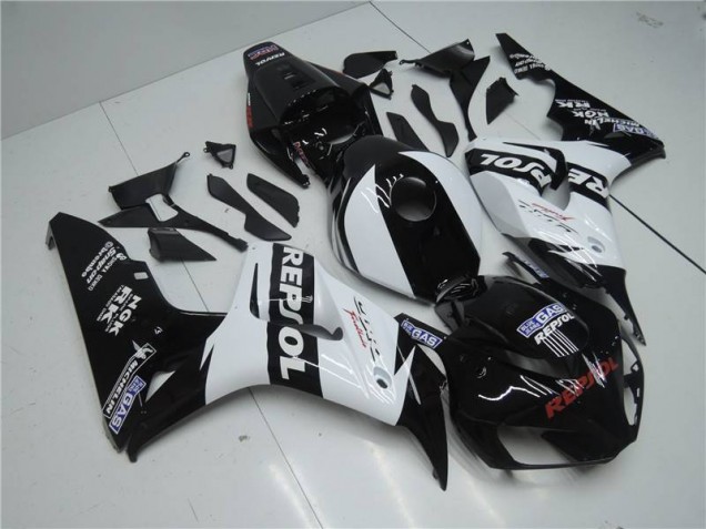 Blanc Repsol Noir Carénage Honda CBR 1000 RR 2004-2005 Blanc Repsol Noir Carénage Honda CBR 1000 RR 2004-2005