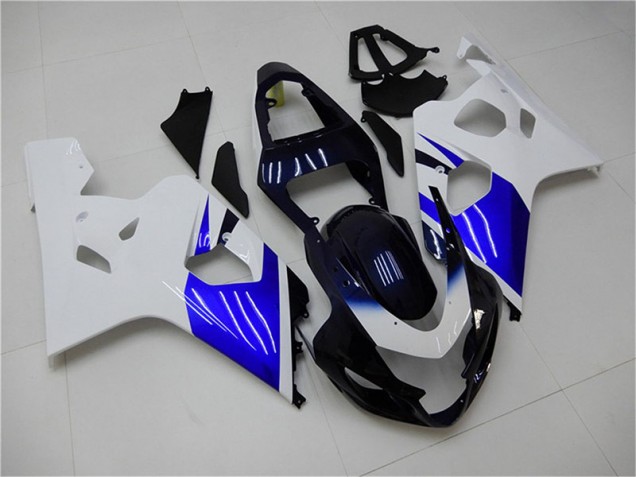 Blanc Bleu Carénage Suzuki GSXR 600 / 750 K4 2004-2005 Blanc Bleu Carénage Suzuki GSXR 600 / 750 K4 2004-2005