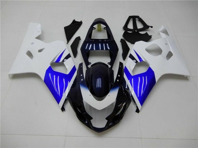 Blanc Bleu Carénage Suzuki GSXR 600 / 750 K4 2004-2005 Blanc Bleu Carénage Suzuki GSXR 600 / 750 K4 2004-2005