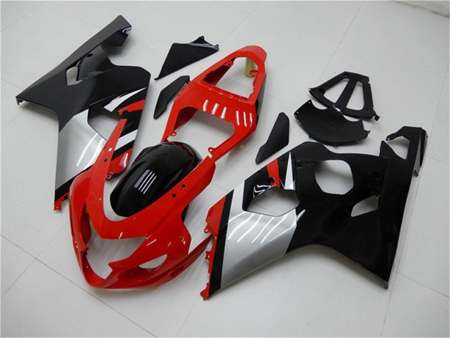 Rouge Noir Carénage Suzuki GSXR 600 / 750 K4 2004-2005 Rouge Noir Carénage Suzuki GSXR 600 / 750 K4 2004-2005