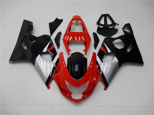 Rouge Noir Carénage Suzuki GSXR 600 / 750 K4 2004-2005 Rouge Noir Carénage Suzuki GSXR 600 / 750 K4 2004-2005