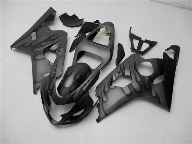 Noir Gris Carénage Suzuki GSXR 600 / 750 K4 2004-2005 Noir Gris Carénage Suzuki GSXR 600 / 750 K4 2004-2005