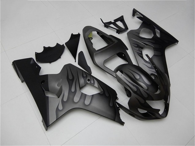 Noir Gris Carénage Suzuki GSXR 600 / 750 K4 2004-2005 Noir Gris Carénage Suzuki GSXR 600 / 750 K4 2004-2005