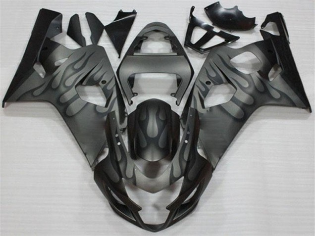 Noir Gris Carénage Suzuki GSXR 600 / 750 K4 2004-2005 Noir Gris Carénage Suzuki GSXR 600 / 750 K4 2004-2005