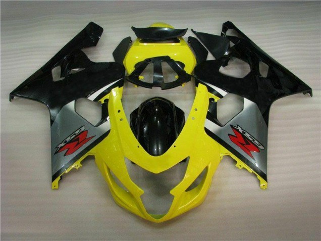 Jaune Noir Carénages Suzuki GSXR 600 / 750 K4 2004-2005 Jaune Noir Carénages Suzuki GSXR 600 / 750 K4 2004-2005