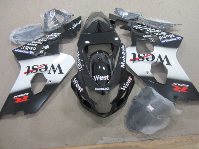 Noir West Carénage Suzuki GSXR 600 K4 2004-2005 Noir West Carénage Suzuki GSXR 600 K4 2004-2005