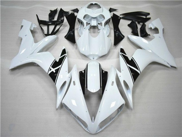 Blanc Noir Carénage Yamaha R1 2004-2006 Blanc Noir Carénage Yamaha R1 2004-2006