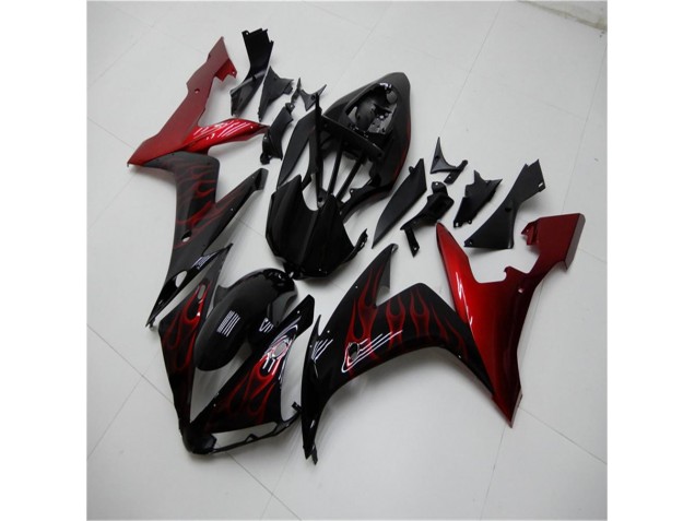 Rouge Noir Carénages Yamaha R1 2004-2006 Rouge Noir Carénages Yamaha R1 2004-2006