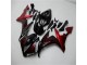 Rouge Noir Carénages Yamaha R1 2004-2006 Rouge Noir Carénages Yamaha R1 2004-2006