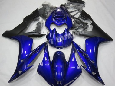 Bleu Noir Carénages Yamaha R1 2004-2006 Abordables