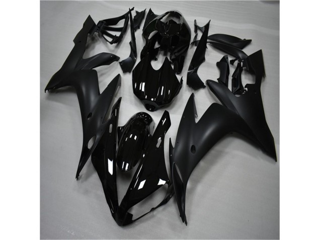 Brillant Noir Mat Carénage Yamaha R1 2004-2006 Brillant Noir Mat Carénage Yamaha R1 2004-2006