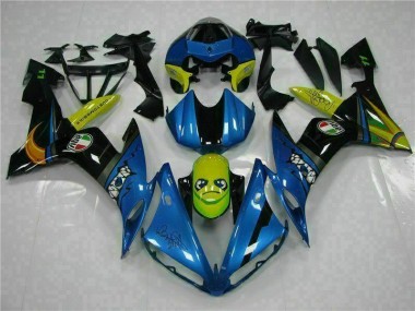 Bleu Carrosserie Yamaha R1 2004-2006 Abordables