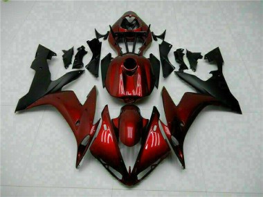 Rouge Noir Carénage Yamaha R1 2004-2006 Abordables