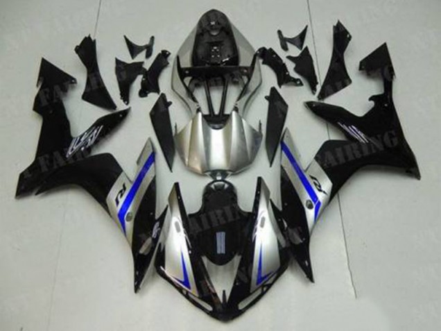 Bleu Noir Argent Carénage Yamaha R1 2004-2006 Bleu Noir Argent Carénage Yamaha R1 2004-2006