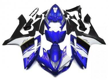Bleu Blanc Noir Carénages Yamaha R1 2004-2006 Abordables