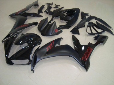 Noir Mat Rouge Carénage Yamaha R1 2004-2006 Abordables
