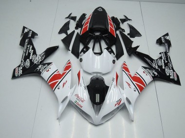 Blanc Noir Décalque Carénage Yamaha R1 2004-2006 Abordables