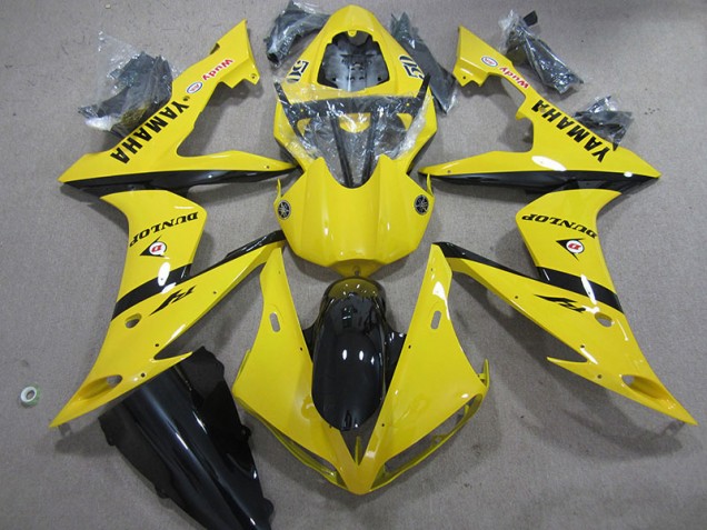 Jaune Dunlop Carénage Yamaha R1 2004-2006 Jaune Dunlop Carénage Yamaha R1 2004-2006