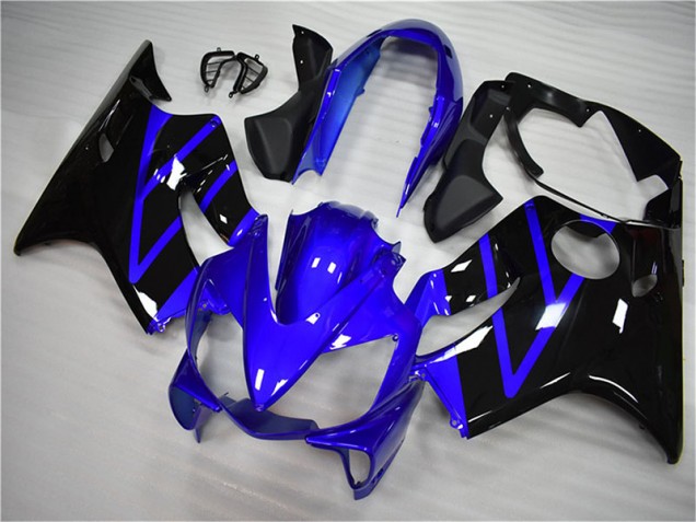 Bleu Noir Carénage Honda CBR 600 F4i 2004-2007 Bleu Noir Carénage Honda CBR 600 F4i 2004-2007