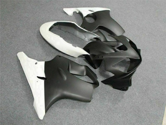 Blanc Noir Carénage Honda CBR 600 F4i 2004-2007