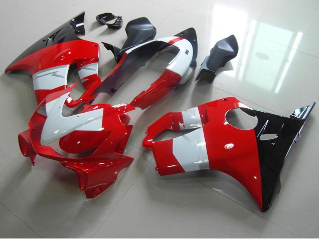 Rouge Blanc Noir Carénage Honda CBR 600 F4i 2004-2007