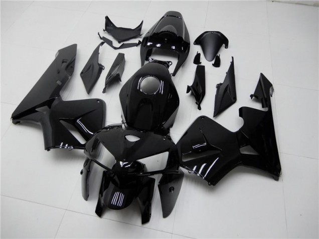 Noir Brillant Carénages Honda CBR 600 RR 2005-2006 Noir Brillant Carénages Honda CBR 600 RR 2005-2006